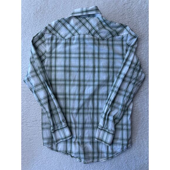 Wrangler Mens Pearl Snap Western Shirt Small - Picture 6 of 6